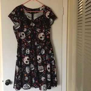 Otero sugar skull dress